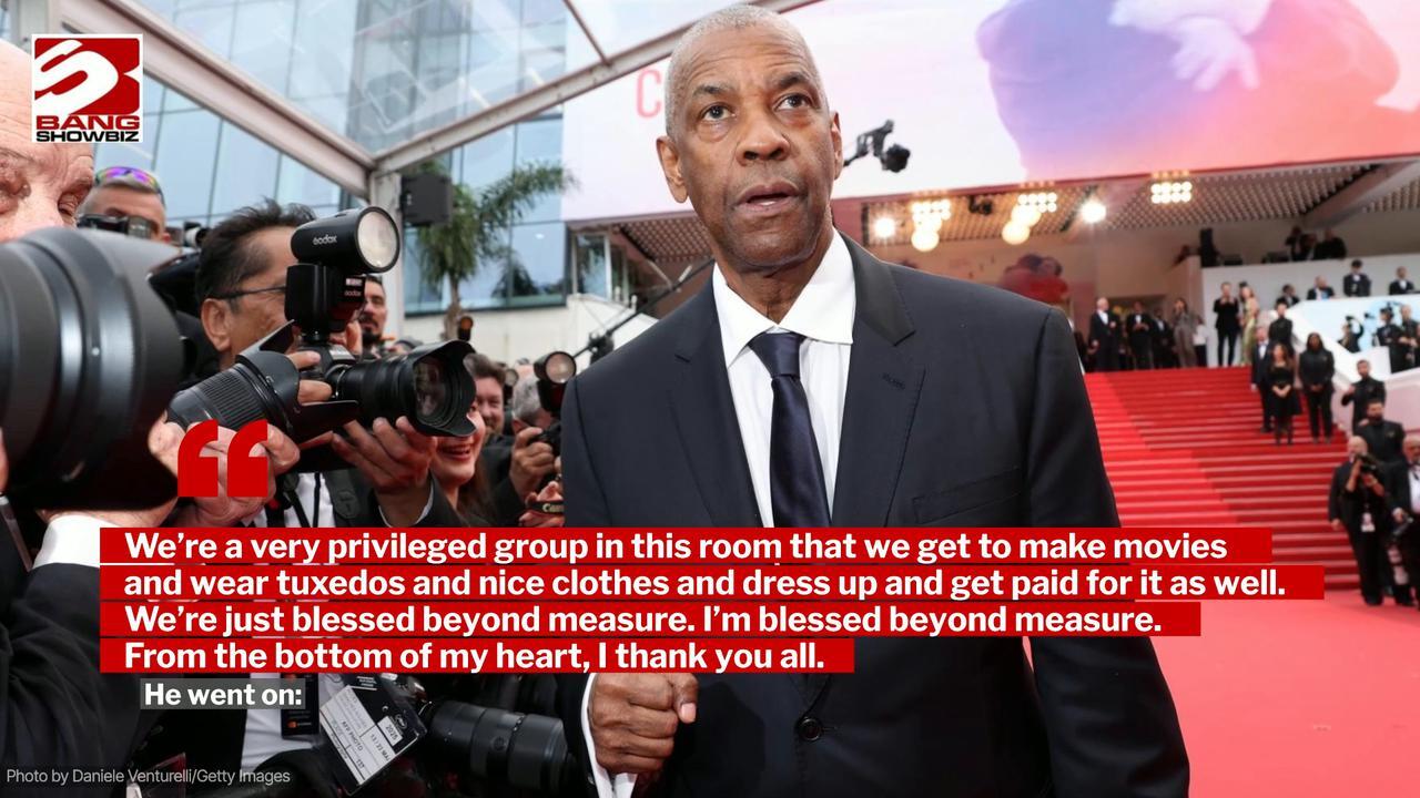 Denzel Washington shouts at photographer on Cannes red carpet