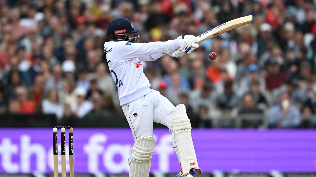 Sri Lanka's captain Dhananjaya de Silva. Photo by Paul ELLIS / AFP