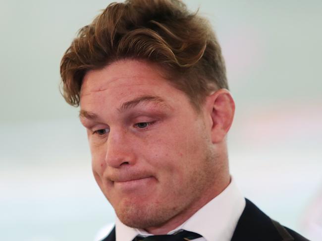 Michael Hooper might not be kept on as Wallabies captain. Picture: Brett Costello