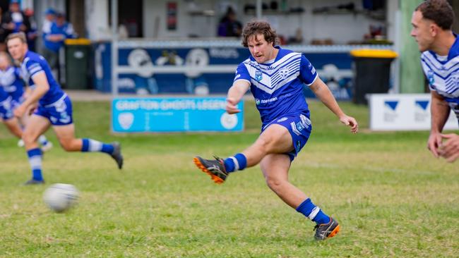 Jordy Gallagher covered several different positions for the Ghosts. Picture: Nambucca Heads Roosters RLFC