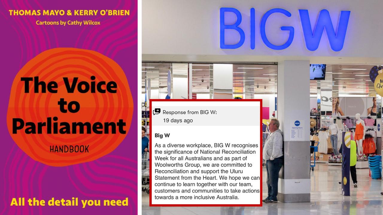 Voice To Parliament Book Criticised, Big W Hits Back | News.com.au ...