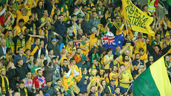 The Socceroos clash with South Korea is another sell-out crowd.