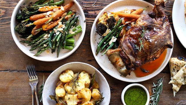 Fratelli Fresh offers lamb roast and vegetables this Easter. Picture: Jenifer Jagielski