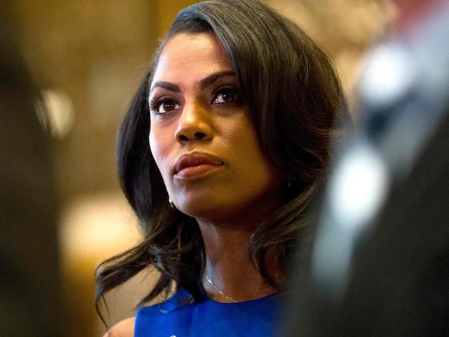 Former White House staffer Omarosa Manigault Newman has released a secret tape of Donald Trump after writing a bombshell memoir of her time serving under him. Picture: Dominick Reuter/AFP