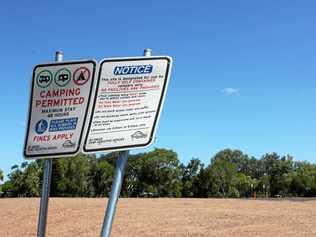 CAMPING CHAOS: The free camping area at Kershaw Gardens was empty yesterday after Rockhampton caravan park owners took legal action through Caravan Parks Association Queensland against Rockhampton Regional Council to cease the operation. Picture: Shayla Bulloch