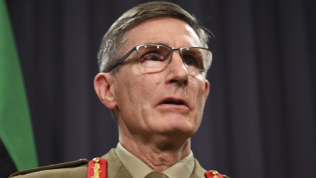 Former chief of the Australian Defence Force, General Angus Campbell. Picture: Martin Ollman/NewsWire