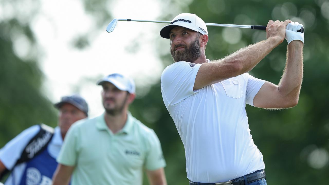 Dustin Johnson is a shock inclusion. (Photo by Richard Heathcote/Getty Images)