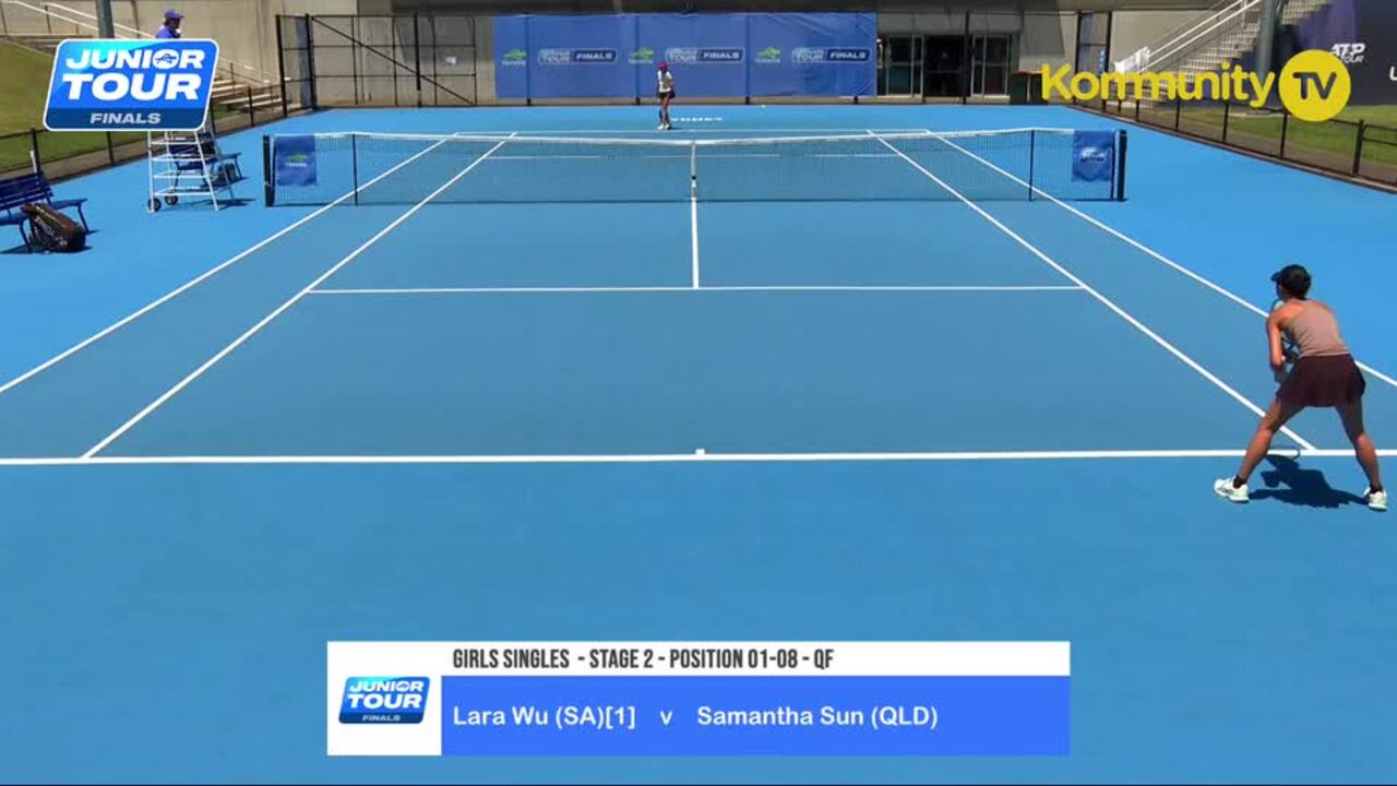 Replay: Lara Wu v Samantha Sun (U12 Girls Singles QF) – 2024 Tennis Australia Junior Tour Masters U12, U14 Day 5