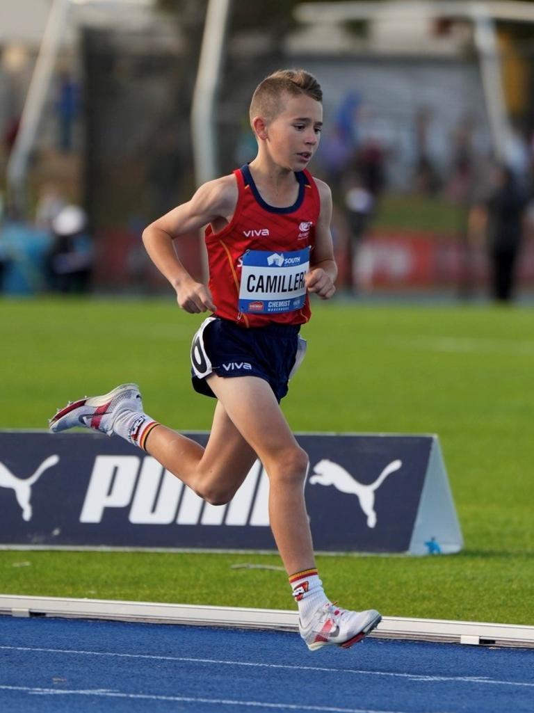 SA athlete Charlie Camilleri in action on the track. Picture: Supplied