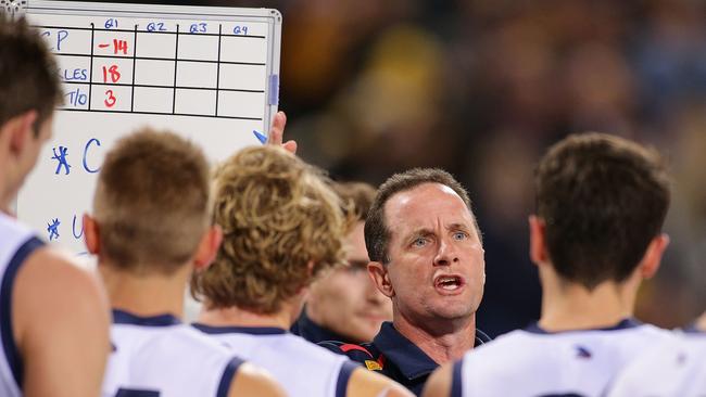 Don Pyke ... had stern words to his players after Cats loss. Picture: Will Russell (AFL Media/Getty Images)