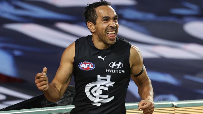 Eddie Betts produced the wizardry for the Blues. Picture: Michael Klein