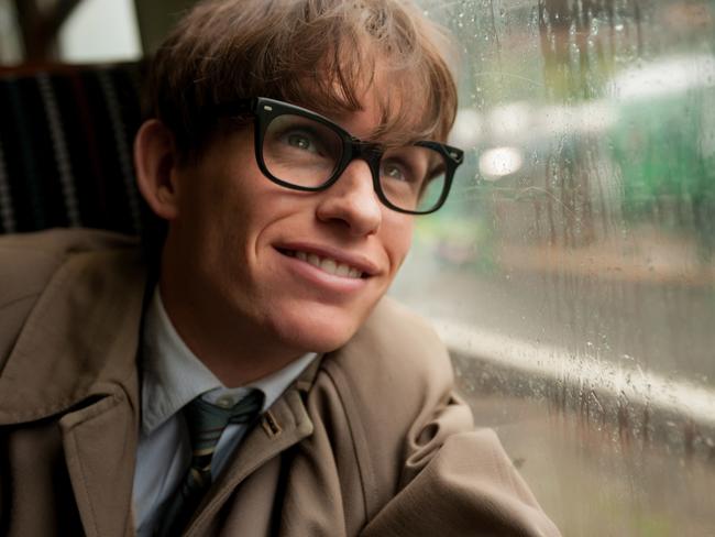 Eddie Redmayne as Stephen Hawking in a scene from The Theory of Everything.