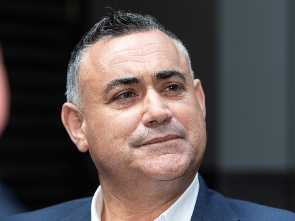 NSW Nationals leader John Barilaro speaking to media at 52 Martin Place today, 11th September 2020. (Pictures by Julian Andrews)