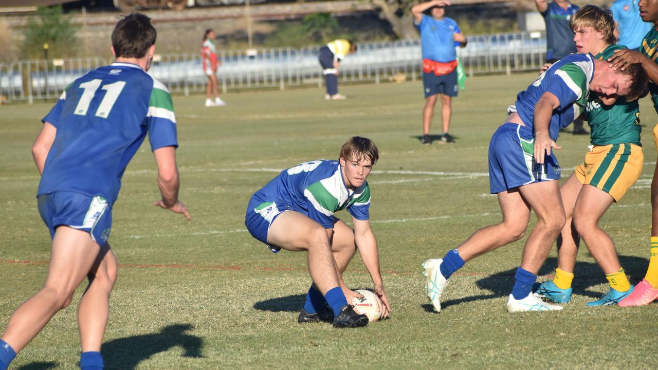 Dolphins Cup Round 3, The Cathedral College versus St Brendan's College, at Kettle Park, Rockhampton, on June 11, 2024.