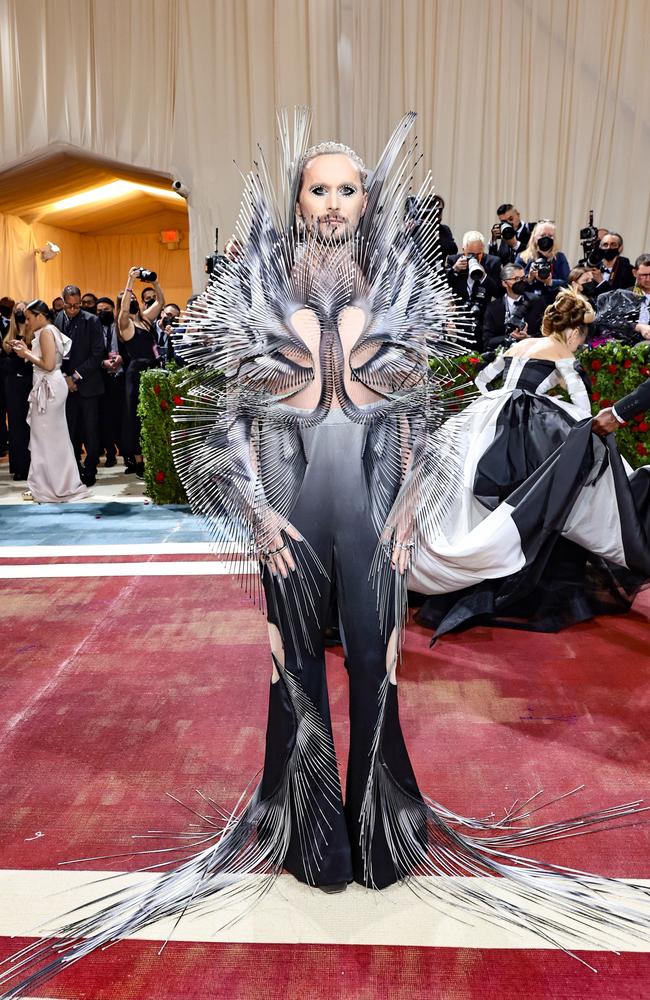 Not Jared! Fredrik Robertsson in Iris van Herpen. Picture: AFP