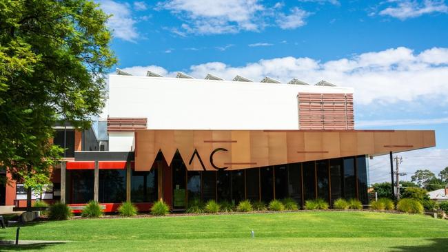 The vibrant Mildura Arts Centre.