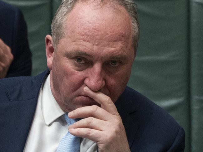 CANBERRA, AUSTRALIA - NewsWire Photos JUNE 23 2021: Deputy Prime Minister of Australia Barnaby Joyce during Question Time at Parliament House in Canberra. Picture: NCA NewsWire / Martin Ollman