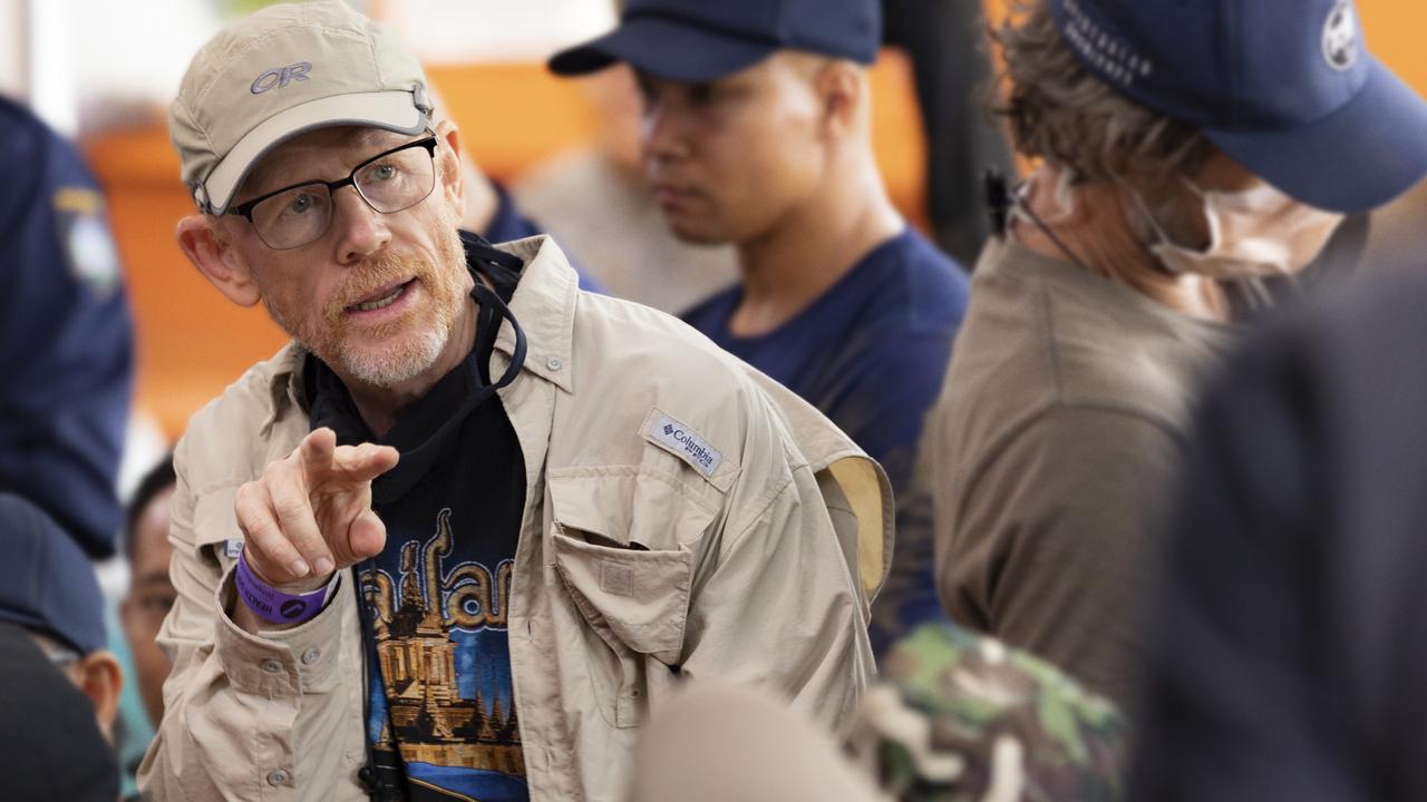 Director Ron Howard on the set of Thirteen Lives on the Gold Coast. Photo: Vince Valitutti/Metro Goldwyn Mayer Pictures.