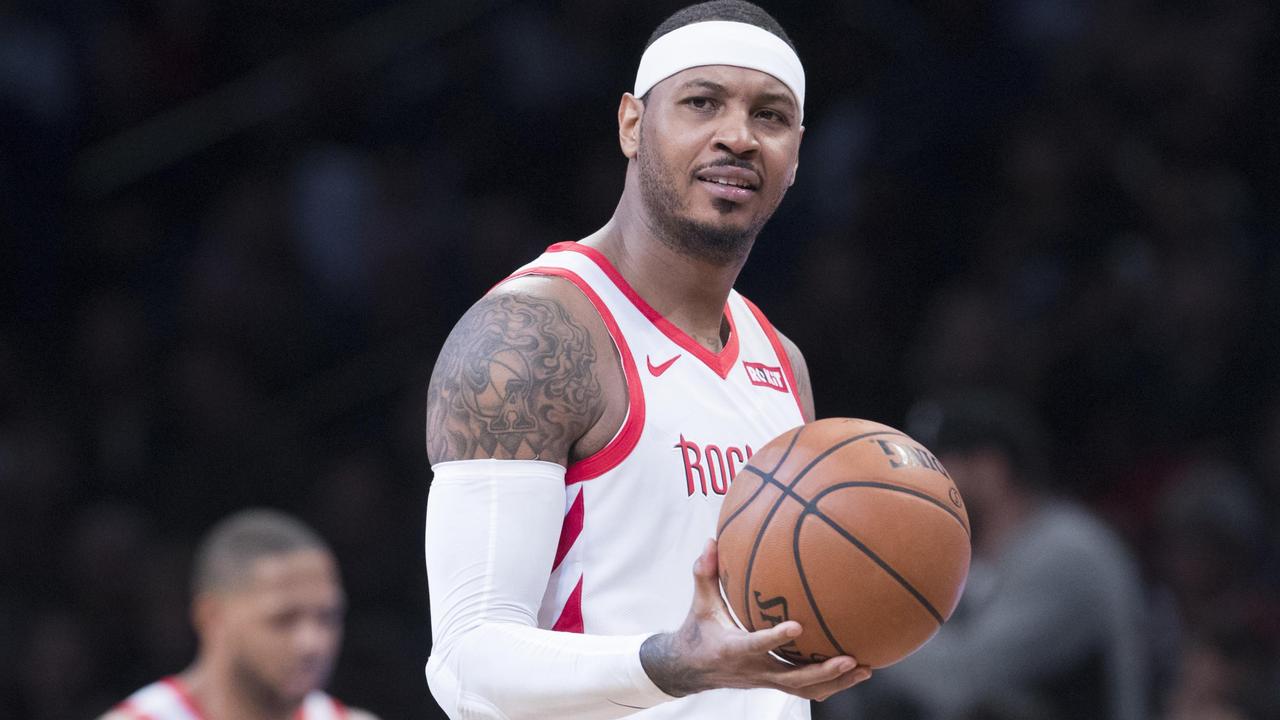 Carmelo Anthony has signed in Portland.
