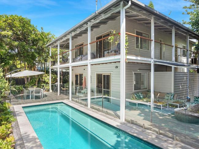 The interior designer and The Block judge Darren Palmer has listed his Byron Bay retreat at Suffolk Park. Picture; realestate.com.au