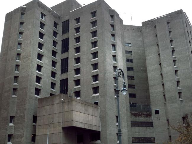 The Metropolitan Correctional Centre in Lower Manhattan where Epstein apparently killed himself. Picture: AFP