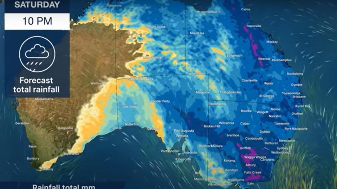 Weather: Warnings in place as 4000km rain band to lash several states ...