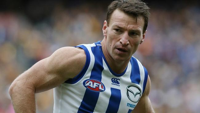 Brent Harvey’s North Melbourne career will end after 21 seasons. Picture: Wayne Ludbey