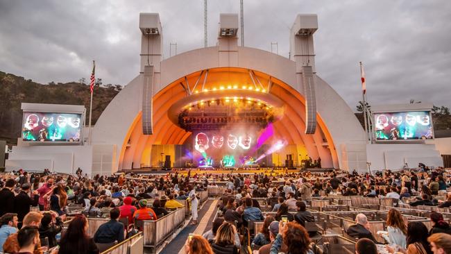 What makes the Hollywood Bowl so special is that it’s a natural amphitheatre, with great views and amazing acoustics. Picture: Dustin Downing.