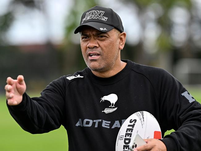 Kiwi Ferns coach Ricky Henry. New Zealand Kiwi Ferns training at Kings College, Auckland, New Zealand on Tuesday 17 October 2023. Photo credit: Alan Lee / www.photosport.nz