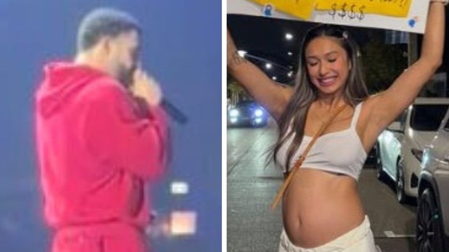 Drake has extended an incredibly generous offer to a pregnant fan. Picture: Instagram