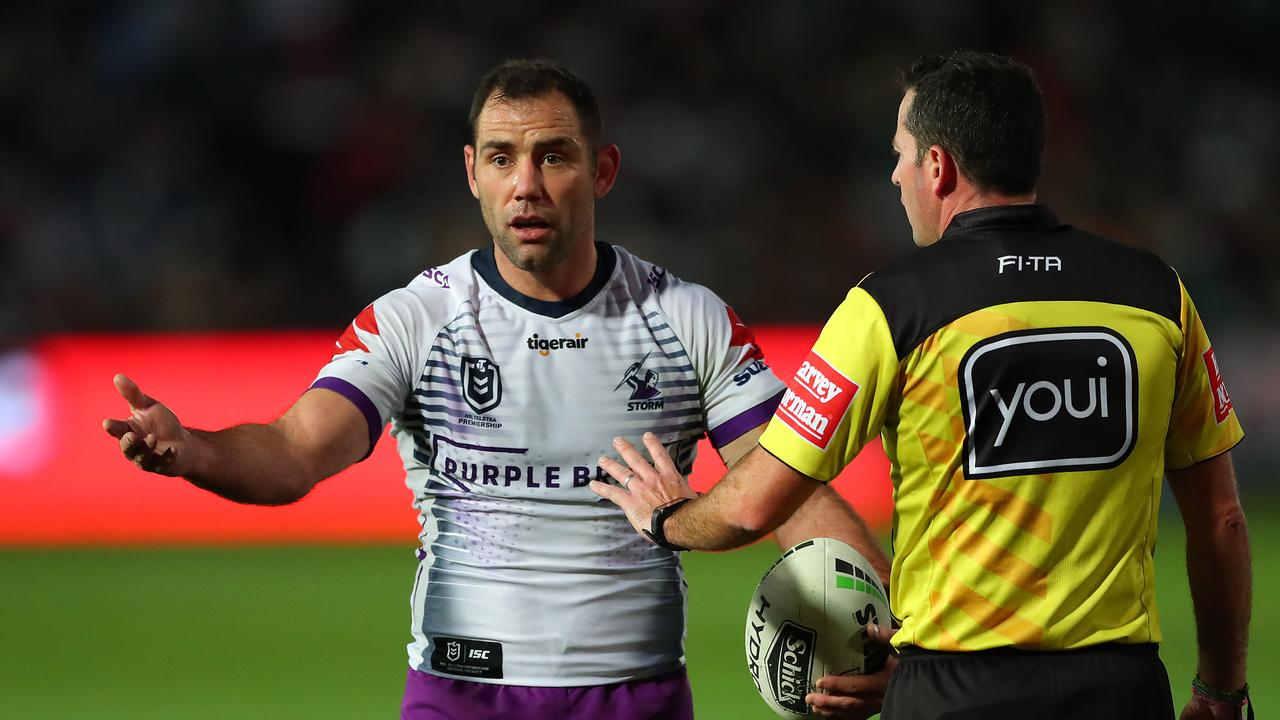 The NRL could cut back from two referees to one to save costs.