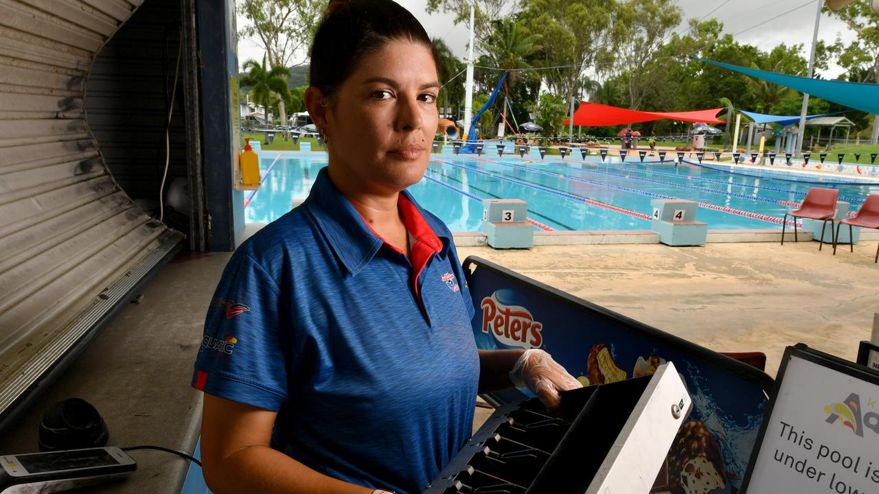 Tameika Day from Love2Swim School at the Kirwan Aquatic Centre. Picture: Evan Morgan