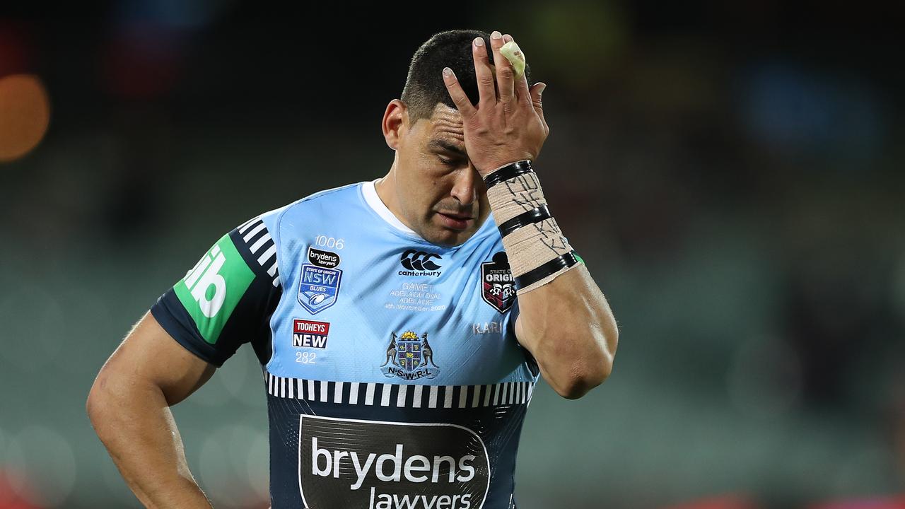 Cody Walker suffered a horror concussion in the Origin decider.