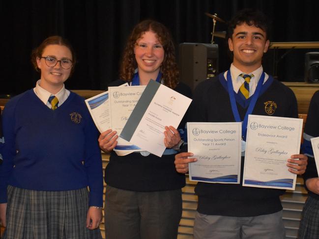 From left to right: Ella Noonan, Jasmine Biadacz, Phoebe Rudge, Riley Gallagher, Former School Leader Layla Sprague