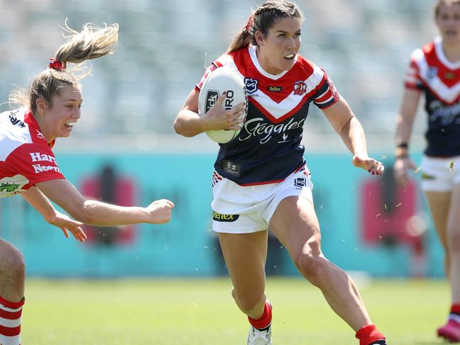 Caslick impressed in a NRLW stint with the Roosters.