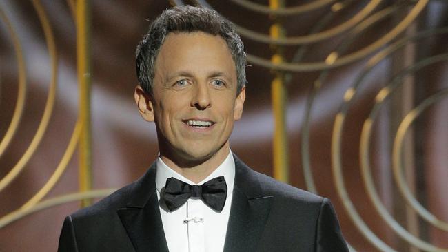 Seth Meyers struck a perfect balance. Picture: AP