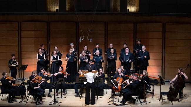 Madeleine Easton and the Bach Akademie Australia wound up their season with spectacular cantatas. Picture: Noni Carroll Photography