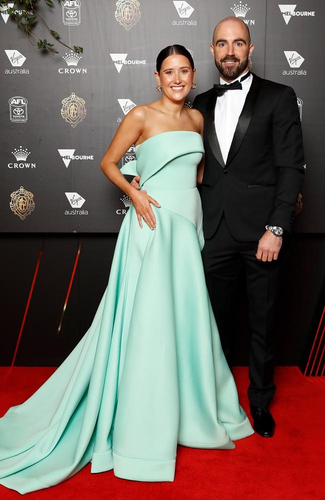 Steele Sidebottom and Alisha Edwards. Picture: Getty