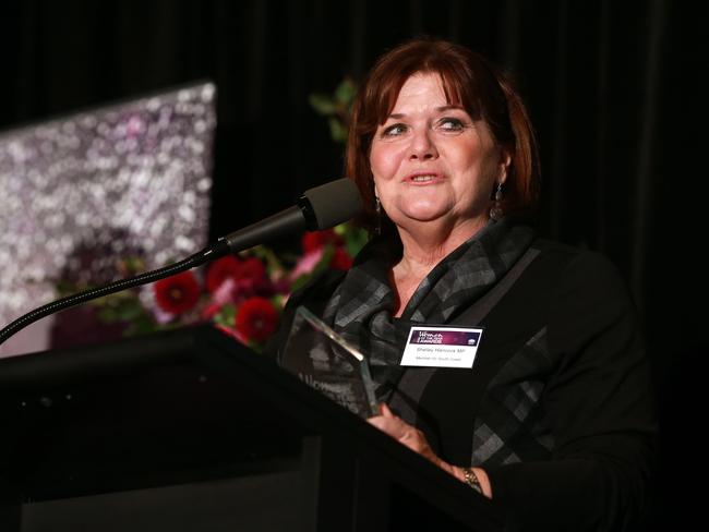 Speaker Shelley Hancock.