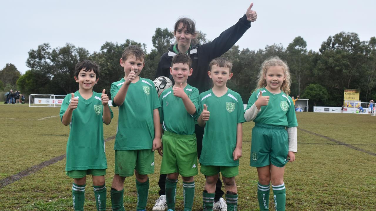 Beerwah-Glasshouse united under 7s at the Morey Tonen Carnival at Kawana on August 13, 2022. Picture: Eddie Franklin.