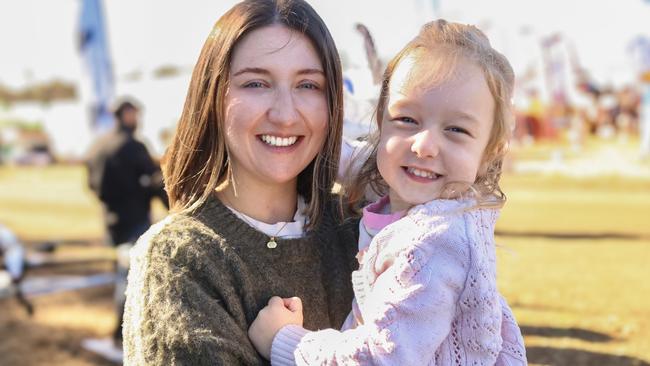 Agfest 2024: Jenna and Lily Ostersen (4), of Legana. Picture: Stephanie Dalton