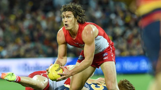 Sydney’s Kurt Tippett has had an excellent start to the 2016 AFL season. Picture: Tom Huntley