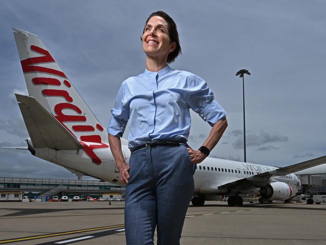 Virgin CEO Jayne Hrdlicka. Picture: Lyndon Mechielsen.