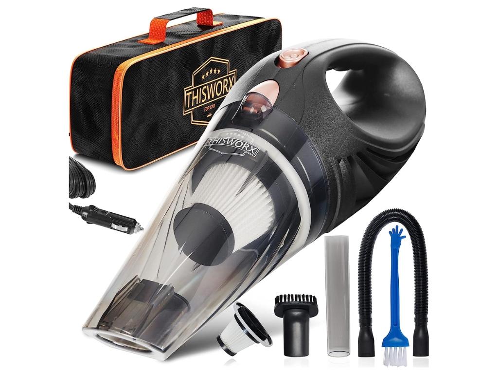 ThisWorx Portable Car Vacuum Cleaner. Picture: Amazon Australia.