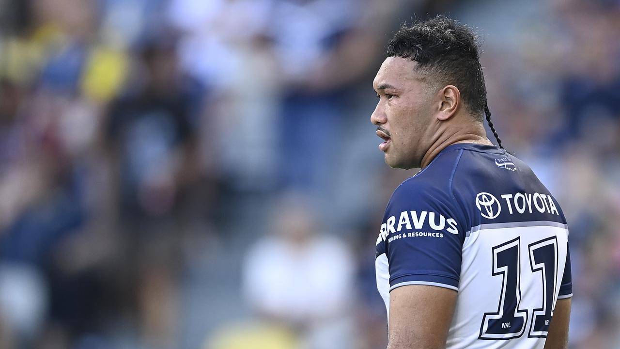 Kulikefu Finefeuiaki of the Cowboys. Picture: Getty Images