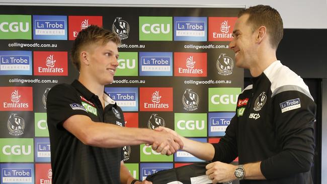 Jay Rantall has already impressed in his short time at Collingwood.