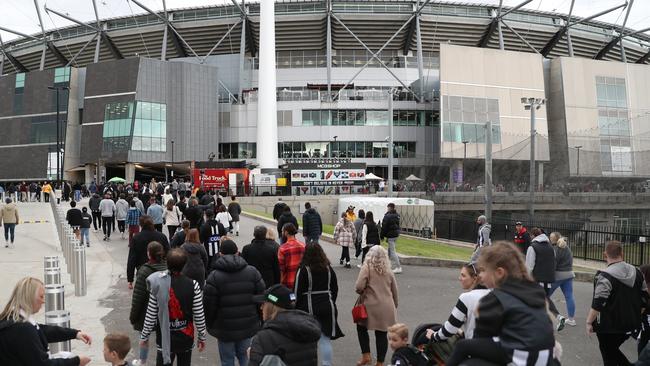 The AFL is trying to make it easier for fans to get to the footy. Picture: David Crosling