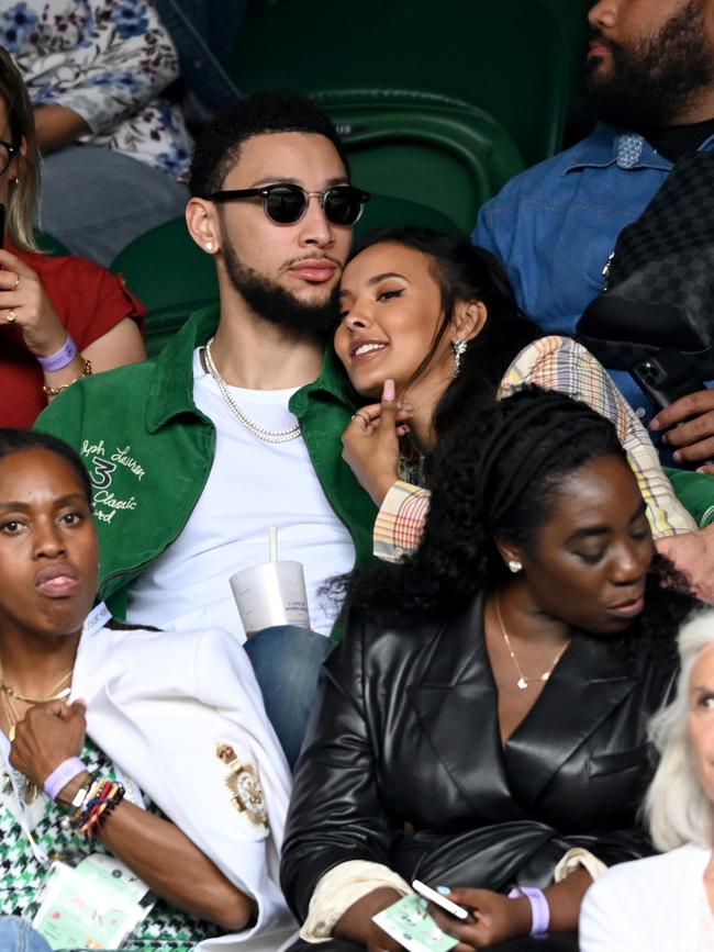 Maya with her ex Ben Simmons. Photo by Karwai Tang/WireImage.