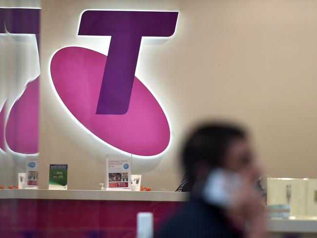 Signage at a Telstra store in Sydney on Tuesday, March 22, 2016. Telstra customers have taken to social media again to vent their frustration about another service outage, the fourth in two months. (AAP Image/Mick Tsikas) NO ARCHIVING