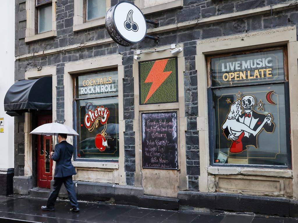 Cherry Bar on Little Collins St in the CBD. Picture: Ian Currie